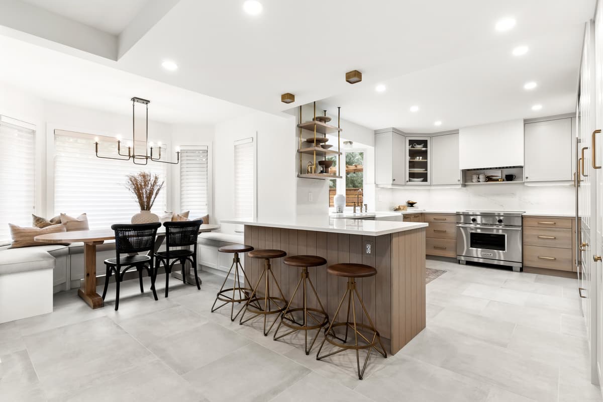 Professional kitchen photography